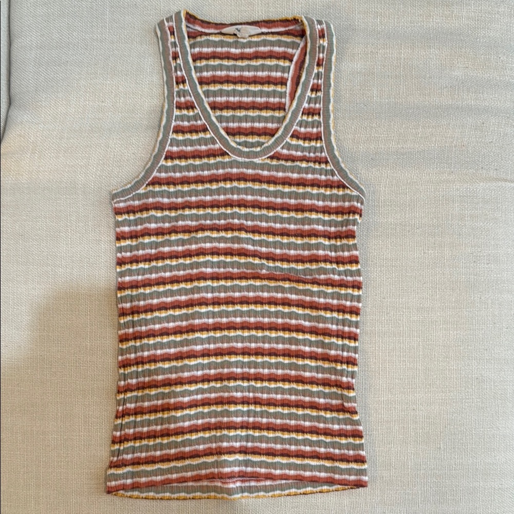 Madewell Striped Multicolor Tank Top